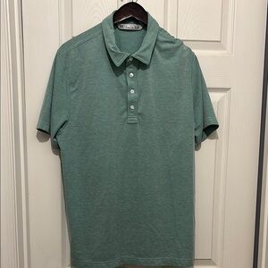 Travis Mathew Men's Green Polo Shirt